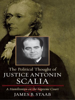 cover image of The Political Thought of Justice Antonin Scalia